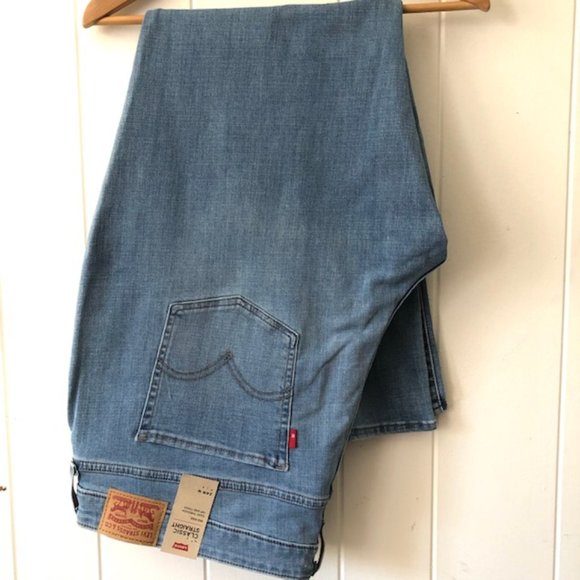 Levis 414 Classic Straight Mid-Rise Jeans - Picture 7 of 12